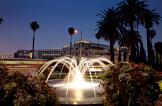 Fountain at Loews Santa Monica, Santa Monica, California