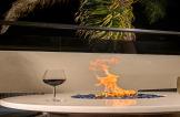 Firepit in Loews Santa Monica, Santa Monica, California