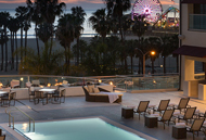 Blue Streak in Loews Santa Monica, Santa Monica, California Blue Streak in Loews Santa Monica, Santa Monica, California